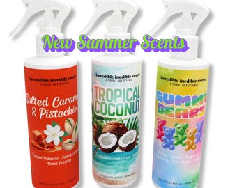 Letnie zapachy! Odświeżacz tkanin o zapachu deseru: Gourmet Sweets Linen Spray (8 uncji)