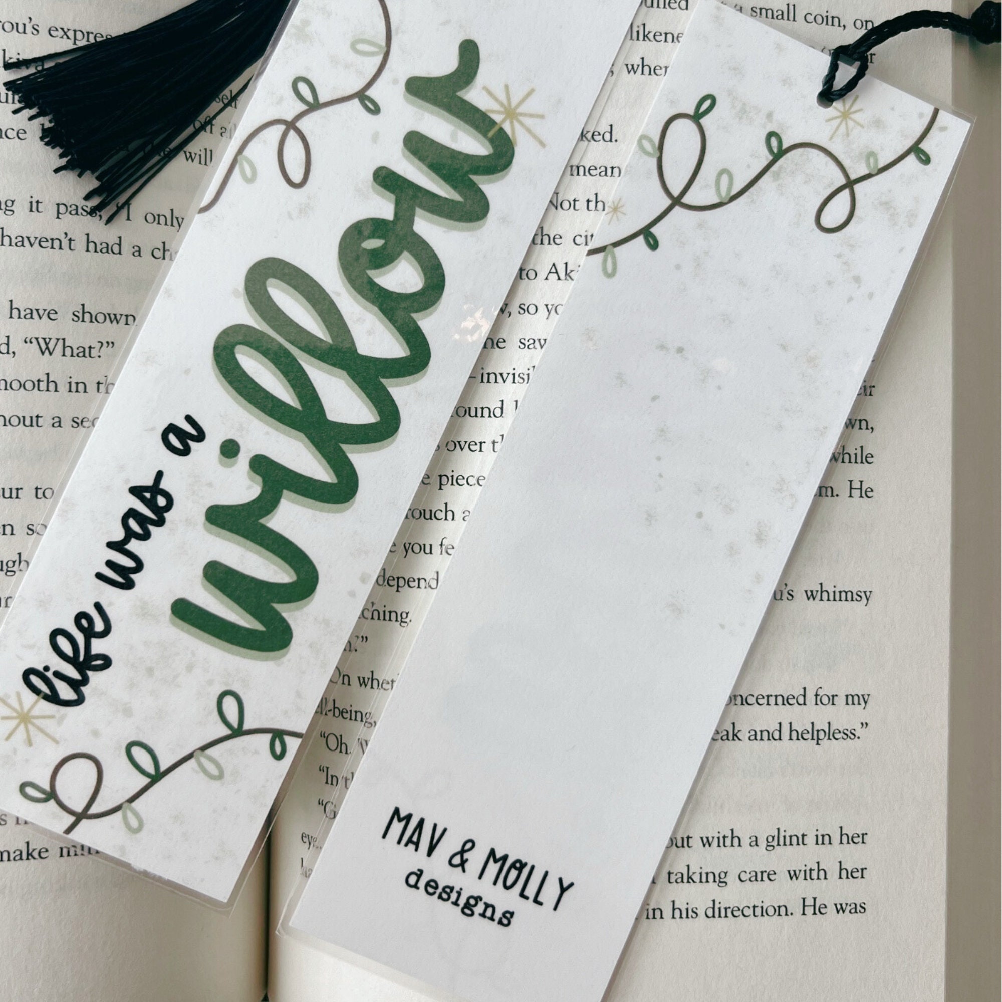 Willow Bookmark Taylor Bookmark Evermore Bookmark Etsy