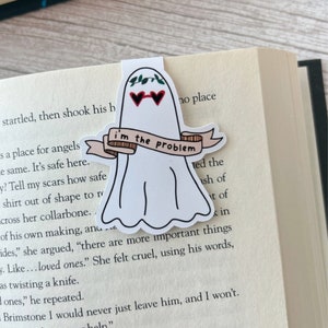 Ghost Magnetic Bookmark | Midnights Inspired Bookmark | Swiftie Inspired Bookmark | TS Magnetic Bookmark