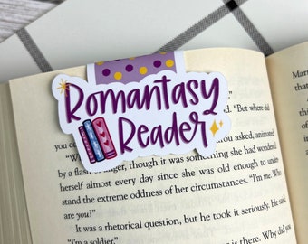 Romantasy Reader Magnetic Bookmark | Romantasy Magnetic Bookmark | Fantasy Romance Magnetic Bookmark