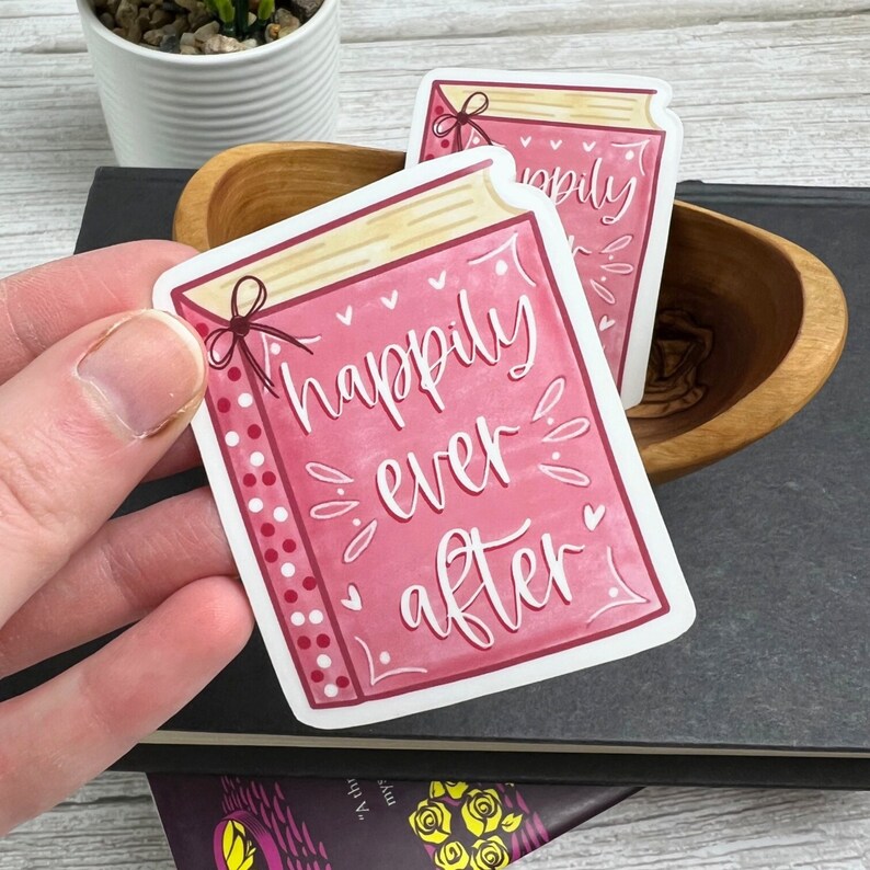 Happily Ever After Sticker | Romance Reader Sticker | Romance Book ...