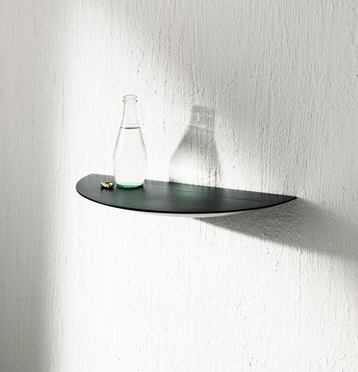 Curved Floating Wood Shelf / Handcrafted Solid Wood Shelves / Etsy