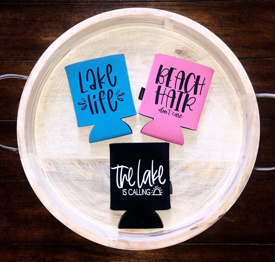 Beach/Lake Inspired Koozies Etsy