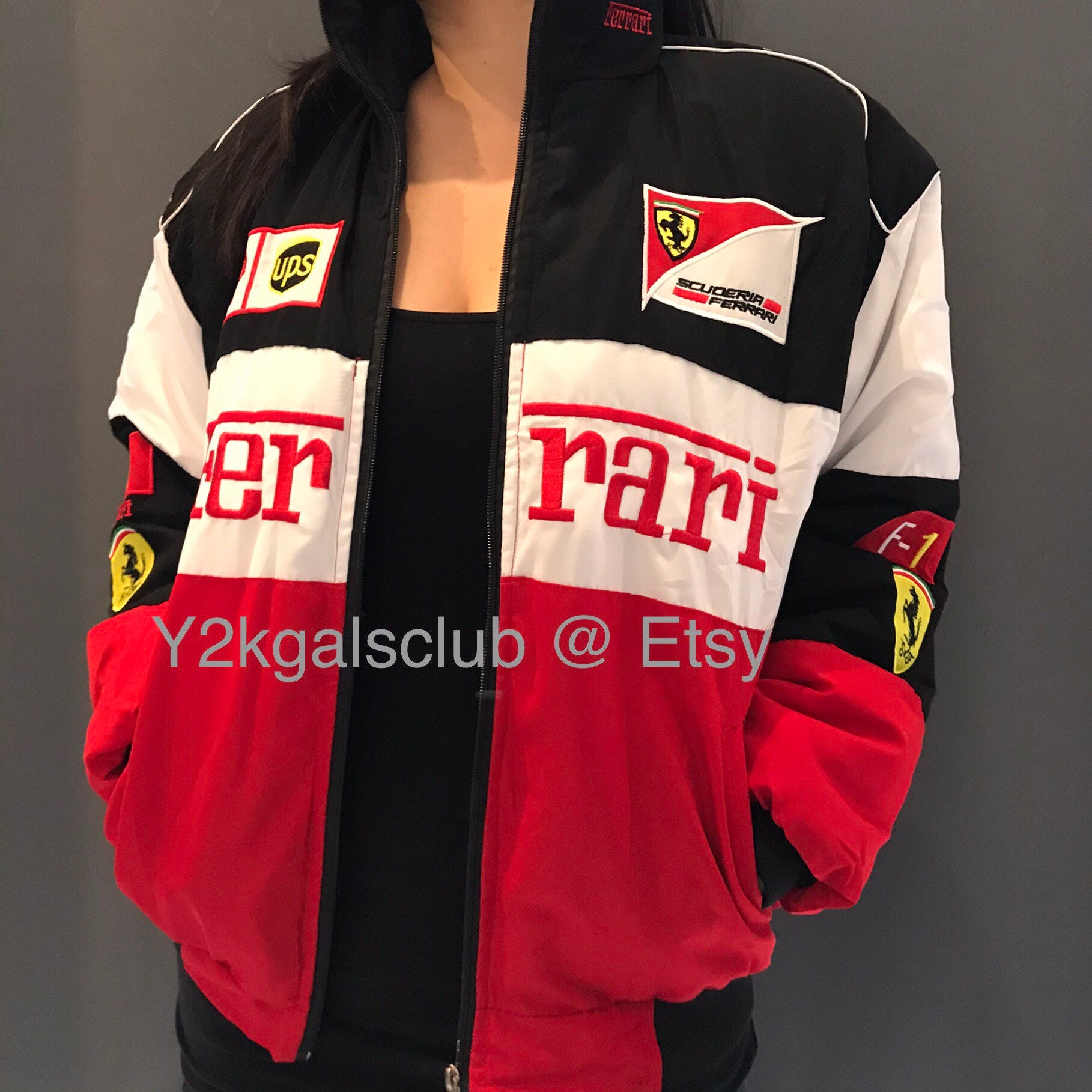ferrari nascar jacket