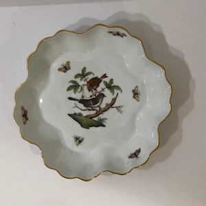 Herend Hungary handpainted bowl