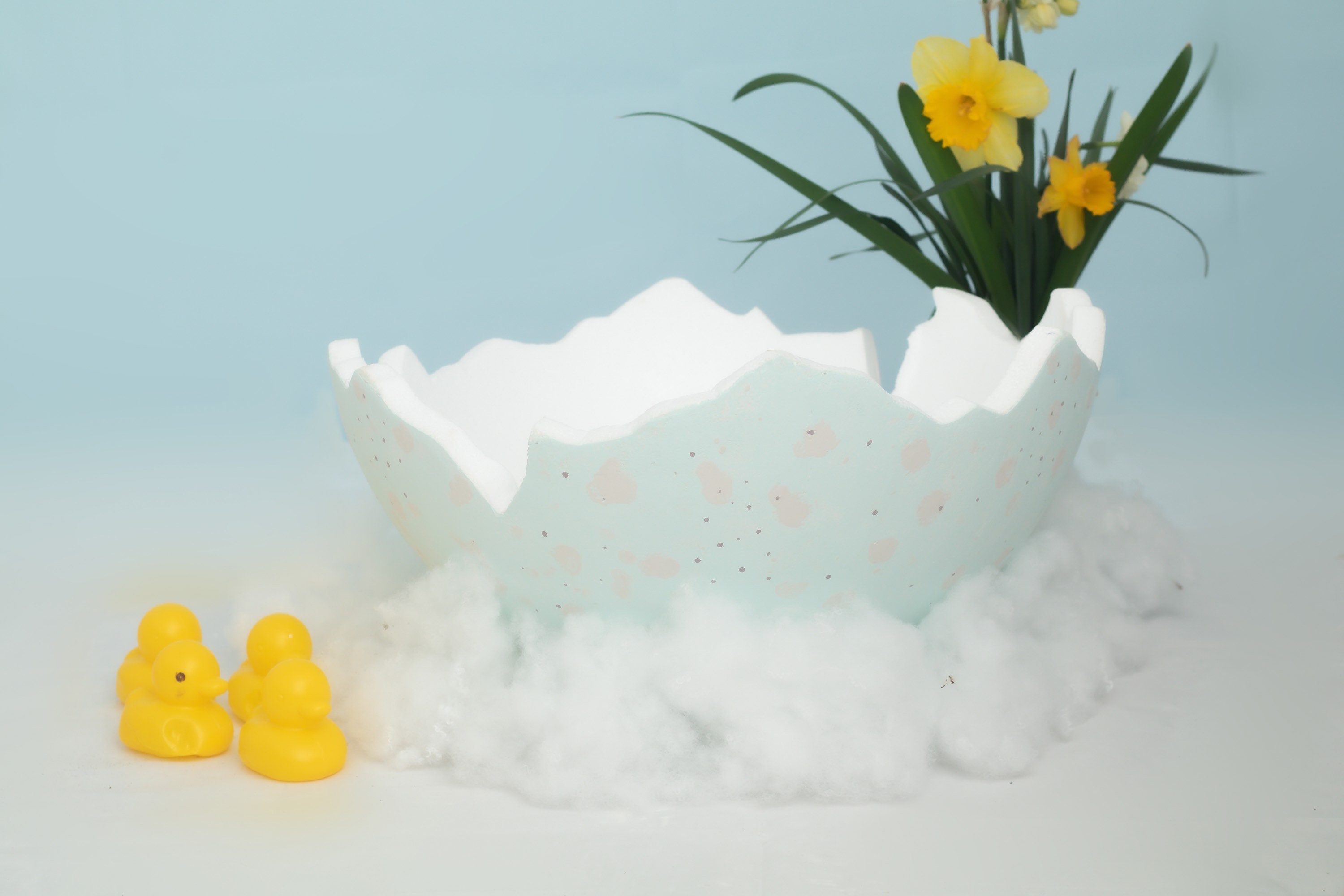 Cracked egg photo prop for newborn photography Etsy