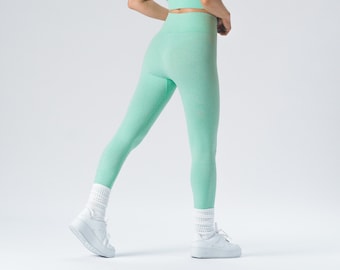mint green leggings