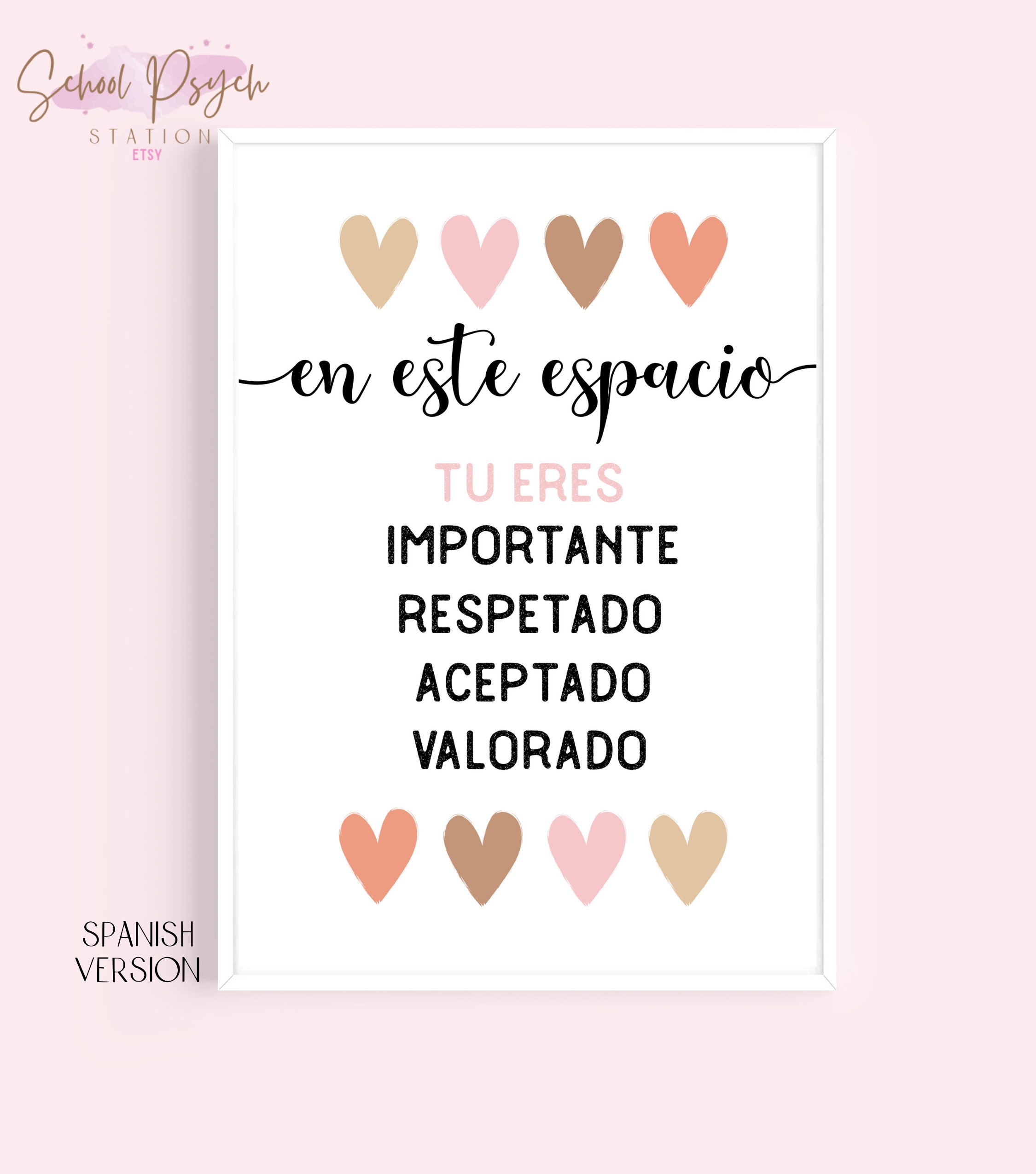 Spanish Counseling Poster Bilingual Counseling Etsy