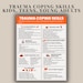 PTSD Trauma Coping Skills Printable Handouts Bundle for | Etsy