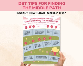 DBT Tips For Finding The Middle Path Handout-Walking The Middle Path Skill