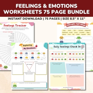 feelings worksheet for kids
