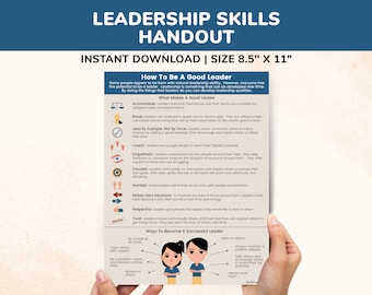 Führungsentwicklungsfähigkeiten PDF Poster Geschenke für Kinder Jugendliche, Erfolgsstrategie Motivation, Schulberatung Poster, Therapie Arbeitsblätter