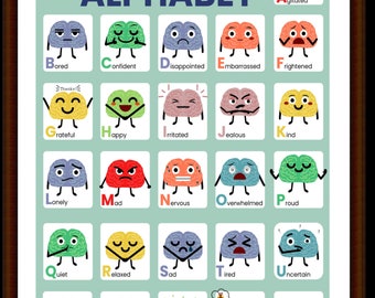 LUGMAZU ABC Alphabet Cursive & Manuscript Chart Poster For...