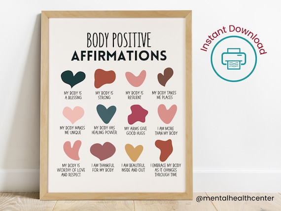 Mindset Magnets: Positive Affirmations For Body Love – Set Of 16 Inspirational Magnets, 2" X 1.25" Each - View #2