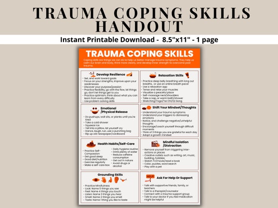 Trauma Therapy Printables Ptsd Mental Health Posters - vrogue.co