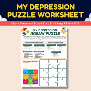 Depression Mental Health Worksheet For Kids With Coping Skills Teens Adolescents Printable Therapy Sad Counseling Child Therapist Counselor