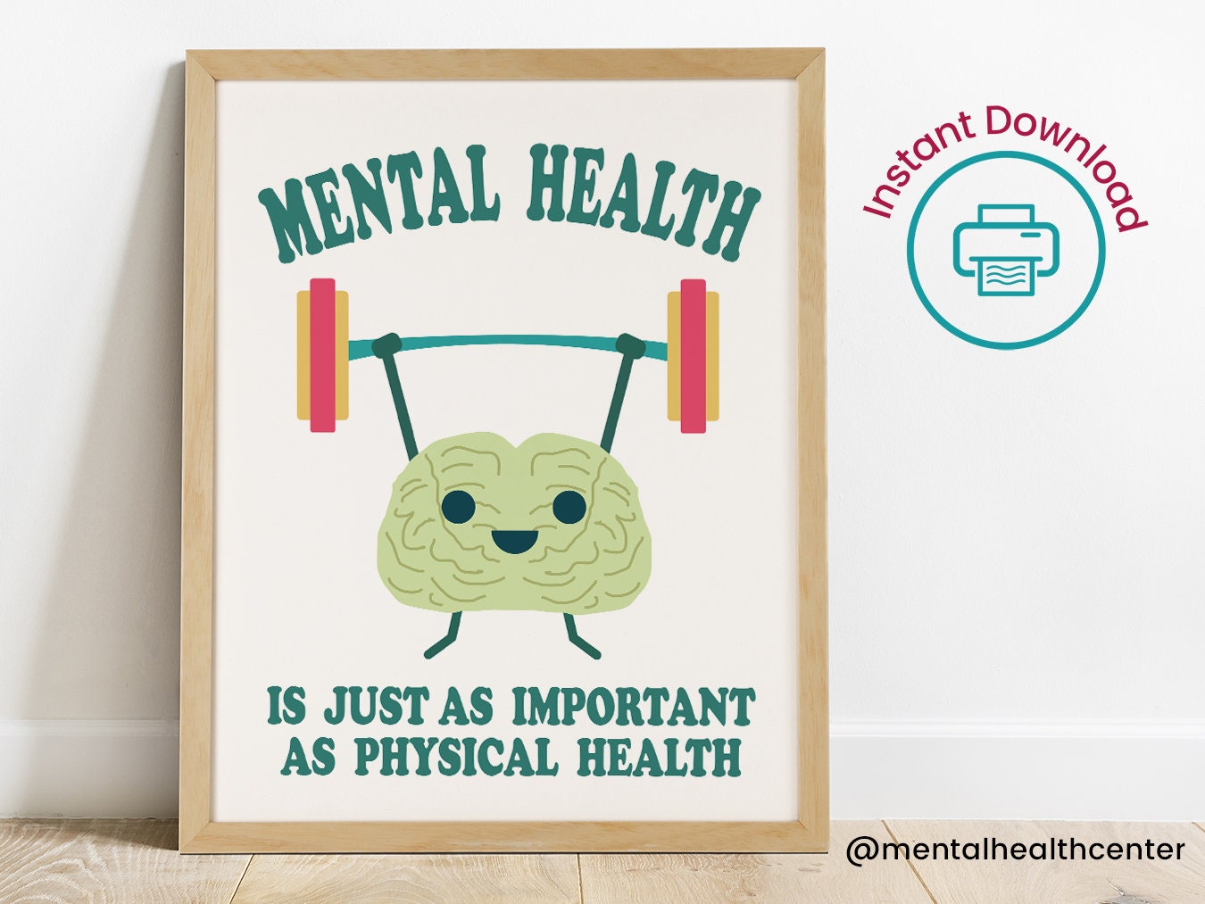 Mental Health is Just as Important as Physical Health Poster-therapy ...