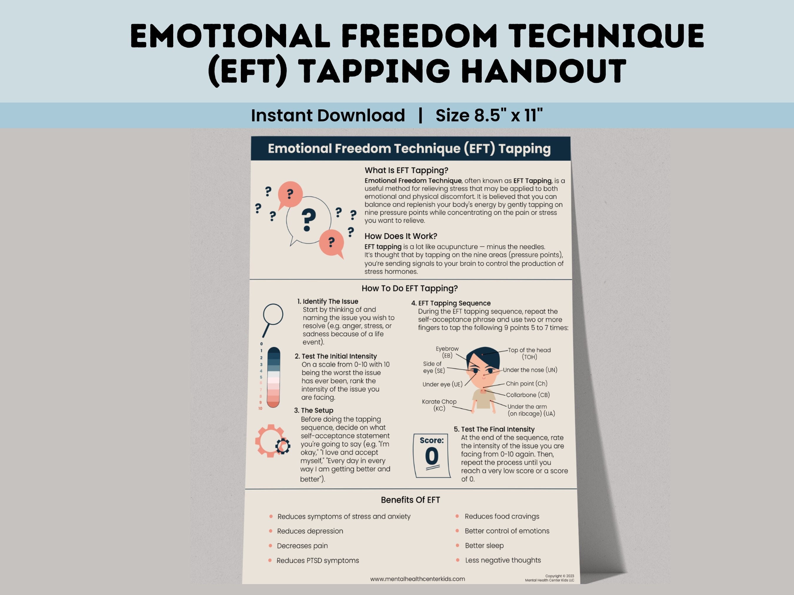 Coping Skills for Stress Anxiety Worries, Emotional Freedom Technique ...