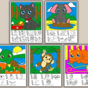 Color by Coping Skills Coloring Pages Book Printable for Kids - Etsy