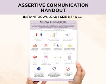 Selbstbewusste Kommunikation Soziale Fähigkeiten PDF Kinder Jugendliche-Selbstwertgefühl Kindertherapie-Beratung Lehrer Soziale Fähigkeiten Training Ressourcen Poster