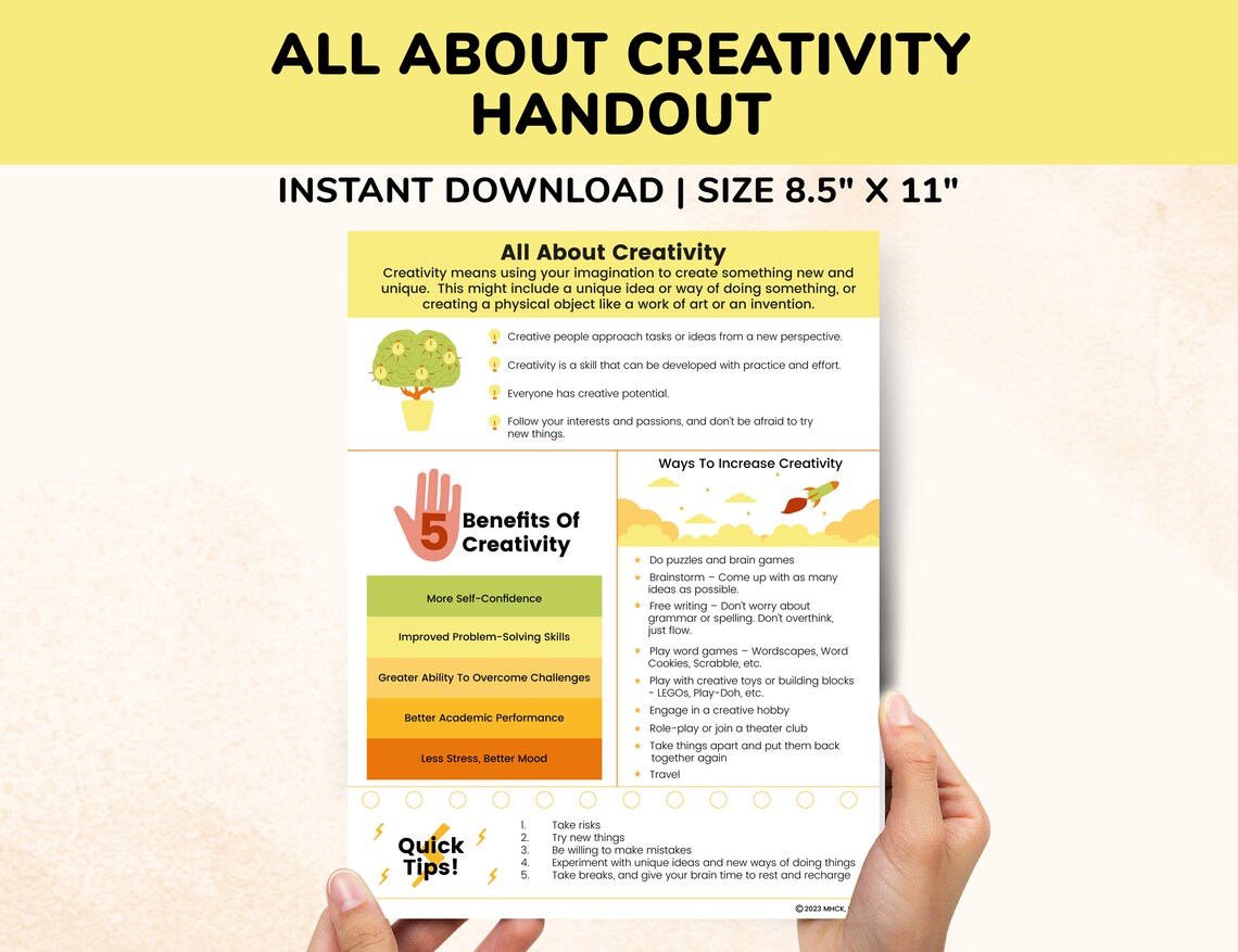 Creativity Character Education for Kids Teens Character Building Counts ...