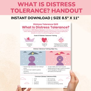 What Is Distress Tolerance Handout - DBT Distress Tolerance Skills PDF