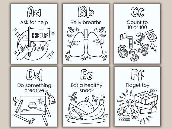 29 Coping Skills Coloring Pages Charissalyna Vrogue co