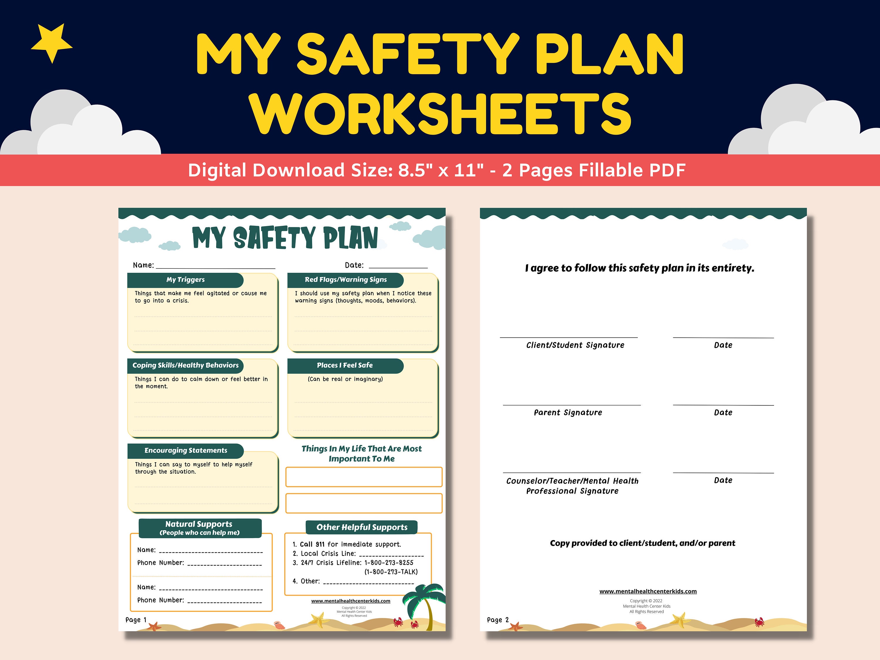 Safety Plan Worksheet Ubicaciondepersonas cdmx gob mx