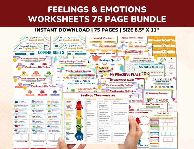 feelings worksheets