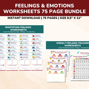 emotions worksheets for kids