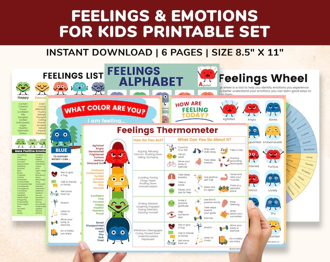 Trauma PTSD Worksheets 20 Item Printable Bundle for Kids & Teens-child ...