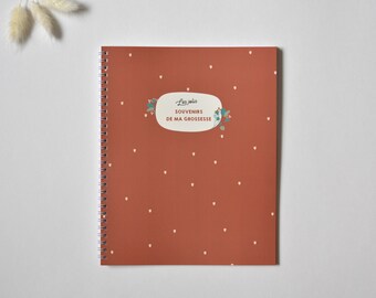 Pregnancy Journal - Pregnancy Book - Pregnancy Memory Book | Floral Cover