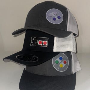 NES SNES or SFC Gaming Structured 6-Panel Snapback Hat