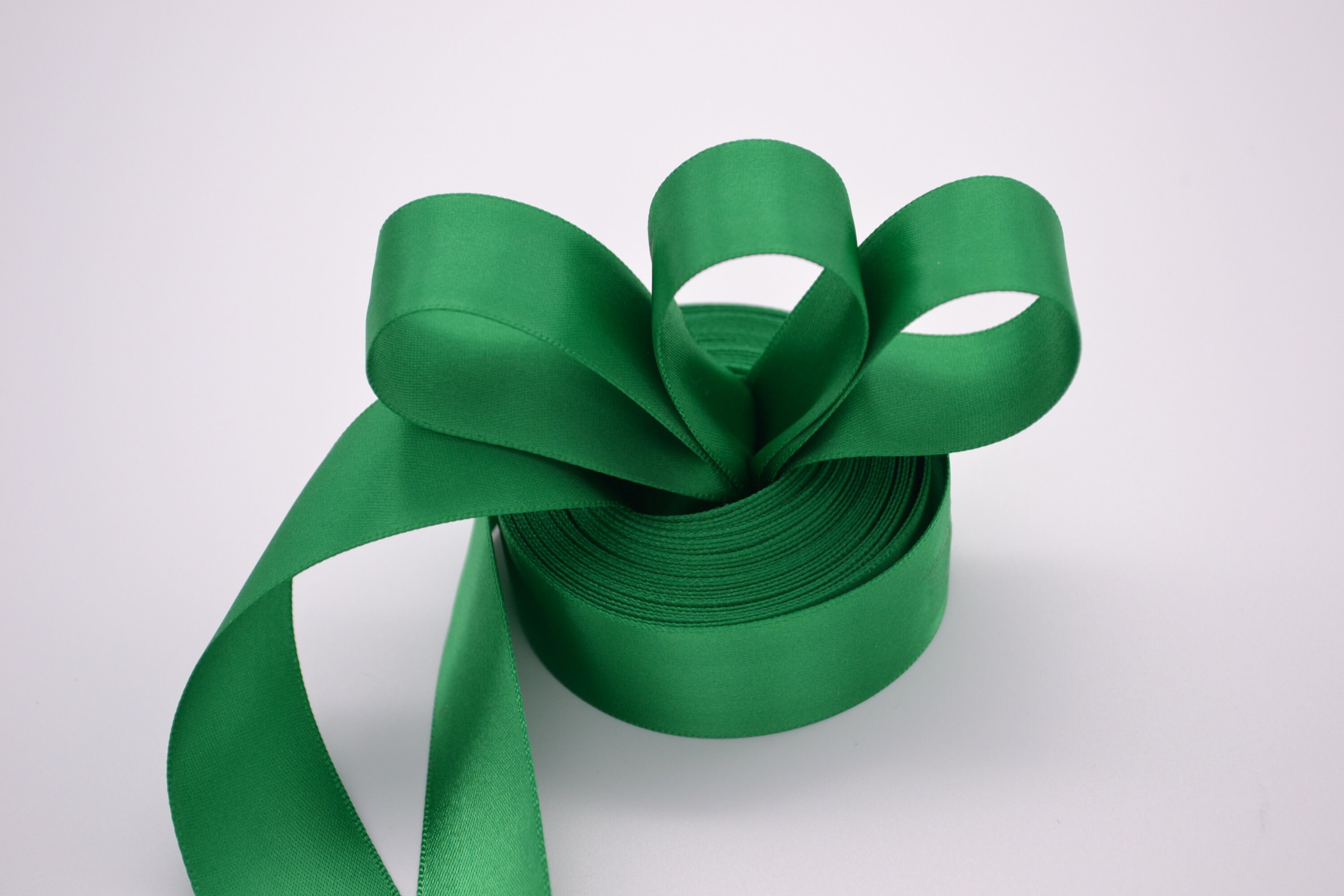 Emerald Green Satin 7/8 inch Ribbon By The Yard For Etsy