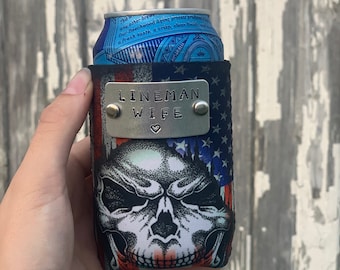 Lineman Wife Can Cooler