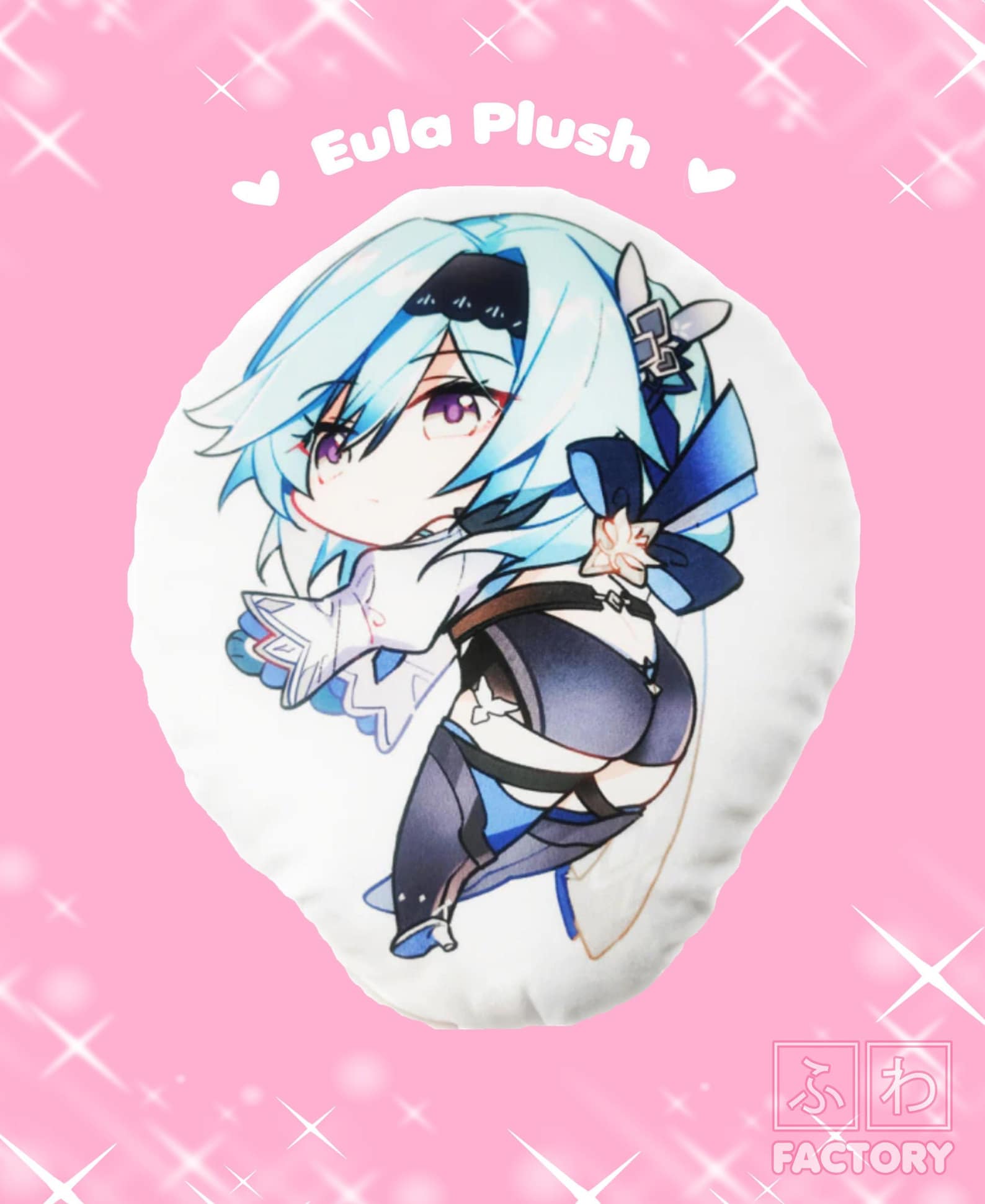 NEW Eula Cute Genshin Impact Plush Pillow Plushie Cushion Etsy