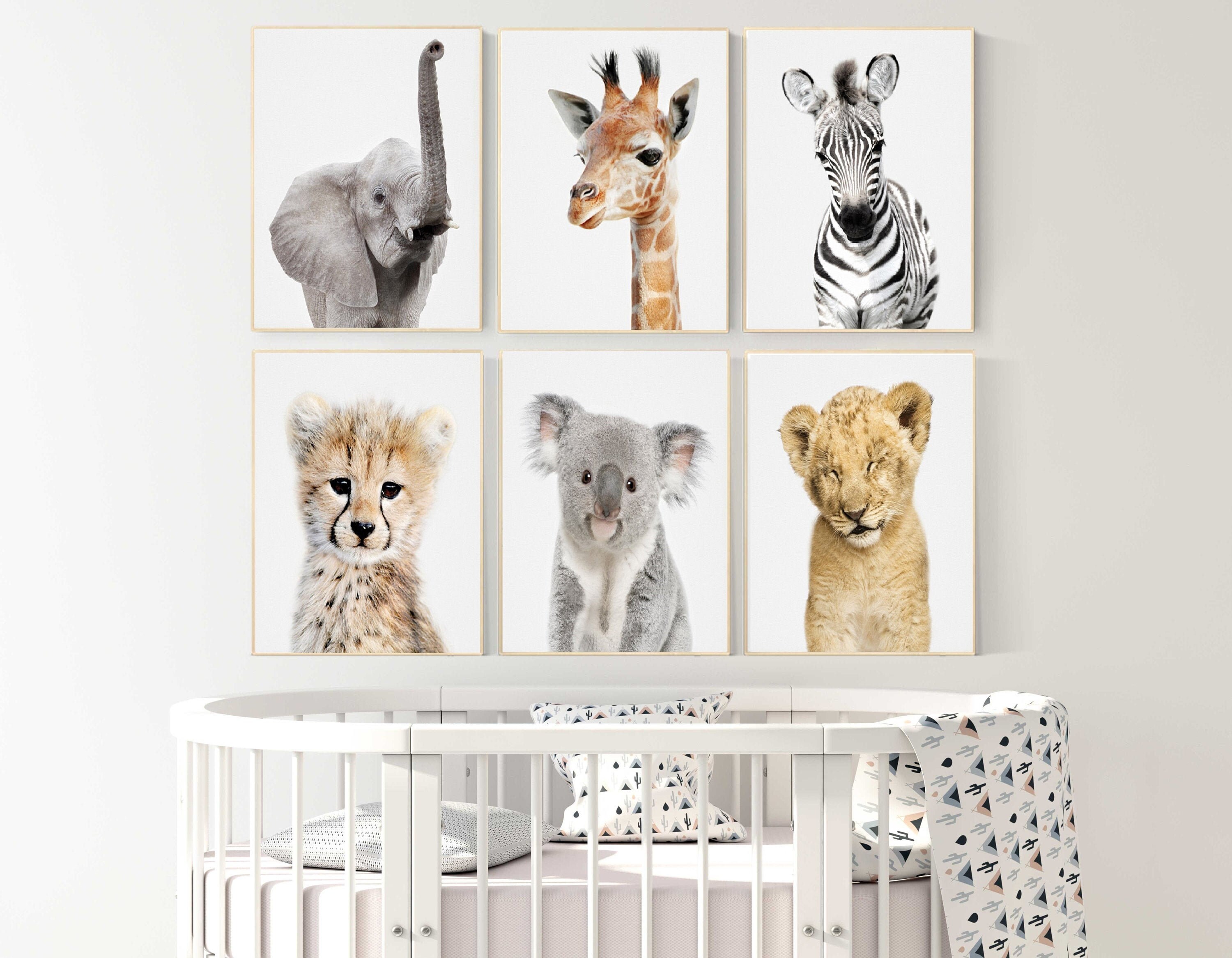 Set von 6 Kinderzimmer Zimmer Dekor Poster Safari Dschungel | Etsy