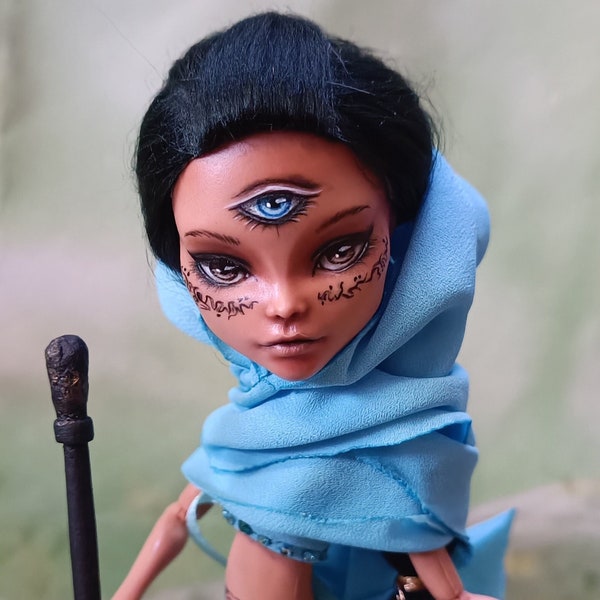 Princess Jasmine - Wasteland Fairytales collection / OOAK Monster High doll/ repaint/ collectibles