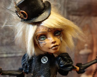 Libra - The darkest zodiac collection - / OOAK custom Monster High doll/ repaint/ collectibles