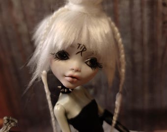 Virgo - The darkest zodiac collection - / OOAK custom Monster High doll/ repaint/ collectibles