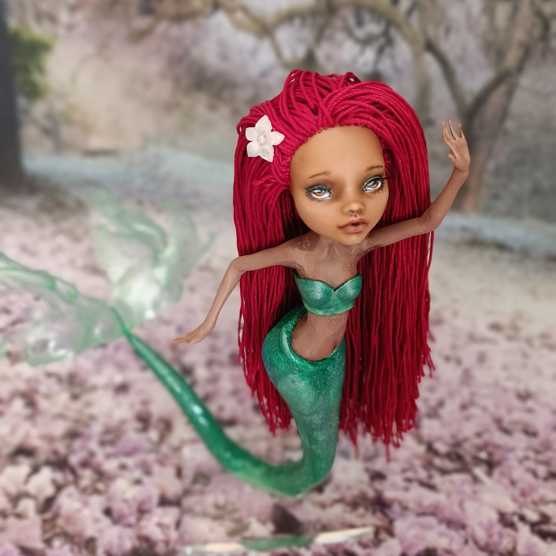 Ариэль русалочка OOAK Monster High кукла Клодин - Etsy