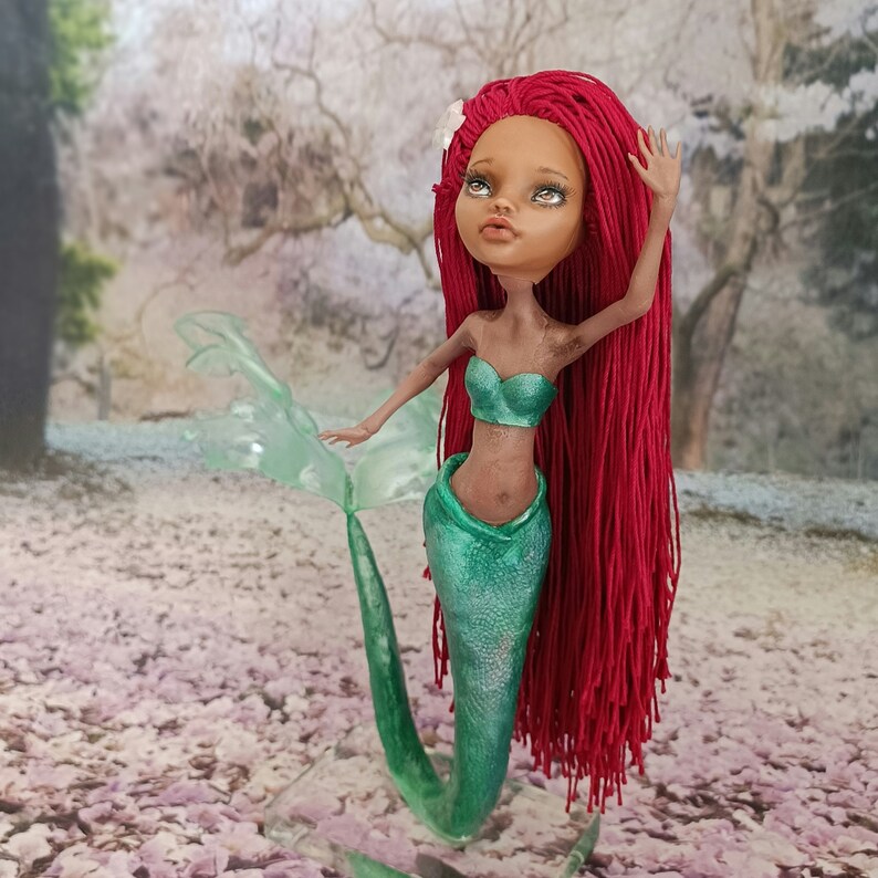 Ариэль русалочка OOAK Monster High кукла Клодин - Etsy