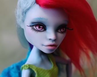 Rainbow Dash - My Little pony inspired collection / OOAK Monster High doll/ repaint/ collectibles