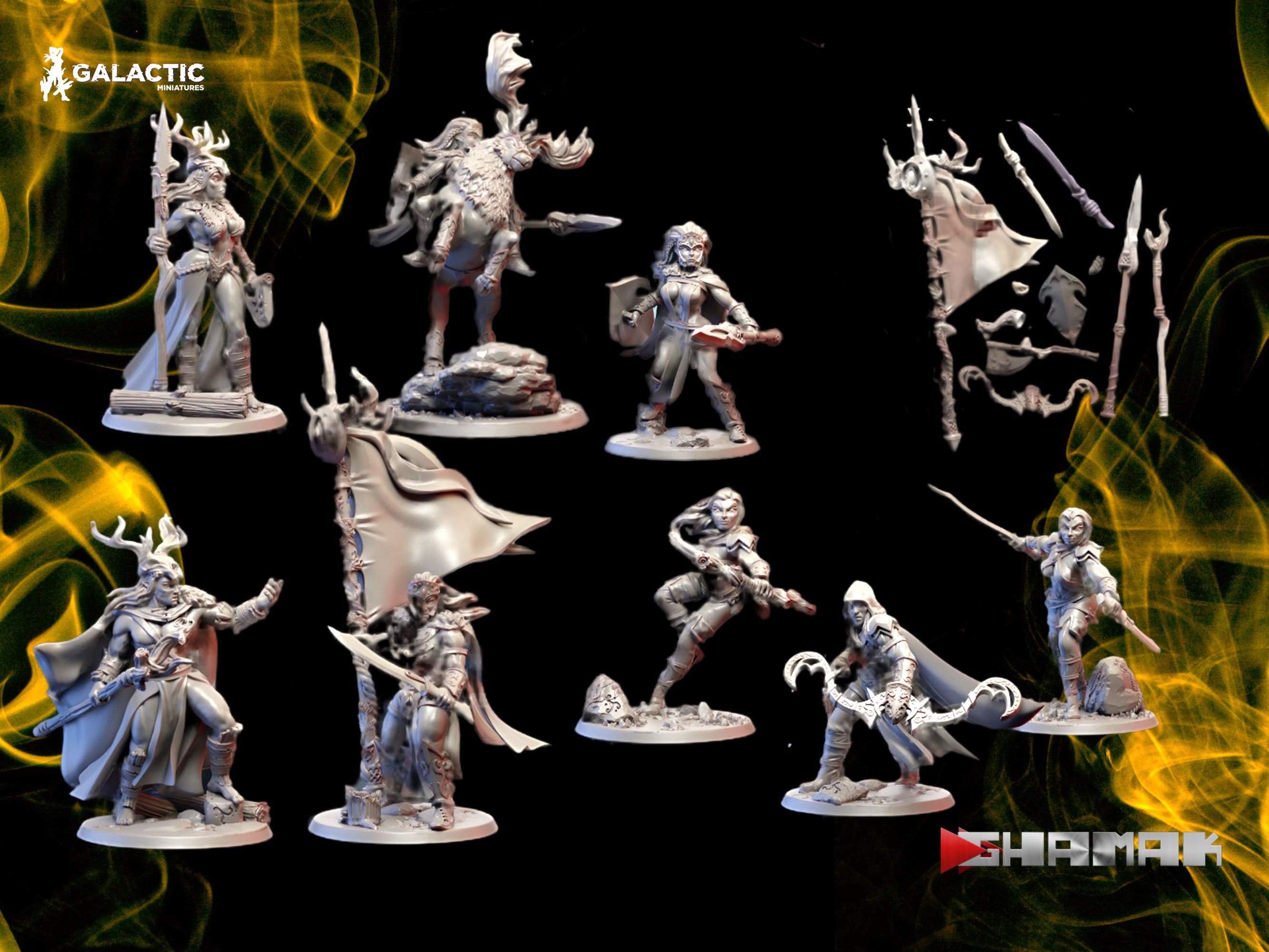 Wood Elf Team Warhammer 40k miniatures WH40k fantasy Etsy