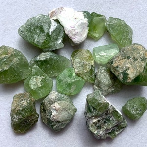 Rough/Raw Peridot Stones, Healing Crystals, August Birthstone - Please Read FULL Description