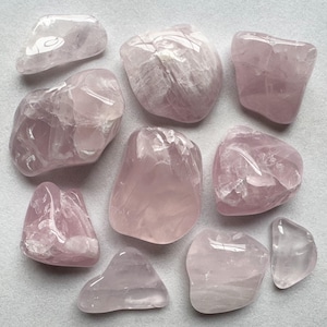 Choose a Size Tumbled Rose Quartz Stones, Healing Crystals - Please Read FULL Description