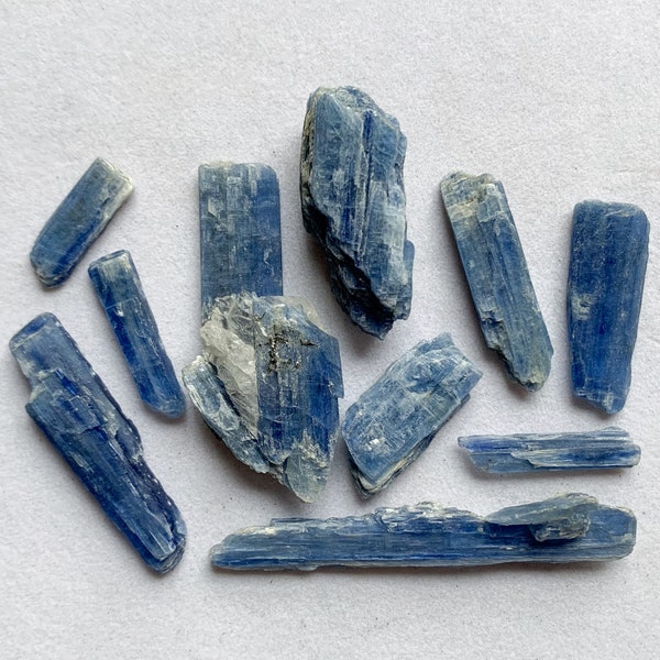 You Pick Rough/Raw A Grade Blue Kyanite Blades/Shards, Stones, Healing Crystals - Please Read FULL Description