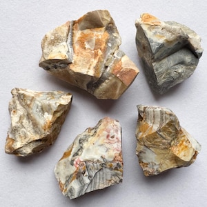 Puedes elegir piedras de sílex de Ohio en bruto/sin tratar. Lee la descripción completa.