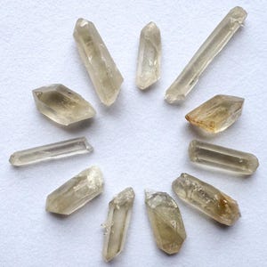 You Pick ARKANSAS Citrine Points, Completely Natural and Genuine Smoky Citrine Quartz - Please Read FULL Description