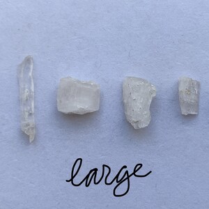 Photos of all of the large stones lined up next to each other.
